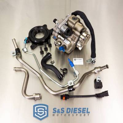 S&S Diesel Motorsport® - 2011-2016 LML Duramax S&S® No Tune CP3 Conversion Kit with Pump