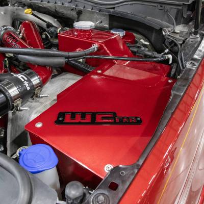 Wehrli Custom Fabrication - 2017-2025 6.7L Powerstroke Coolant Tank Kit with Battery Box