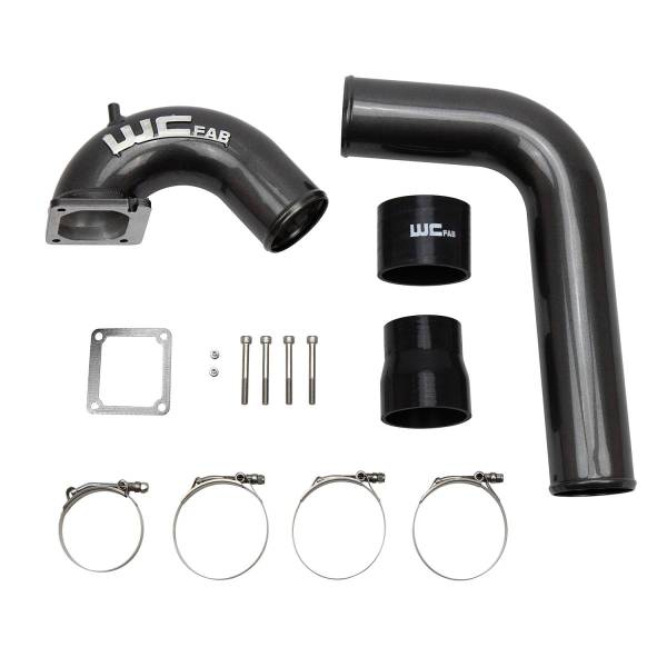 Wehrli Custom Fabrication - 2003-2007 5.9L Cummins 3.5" High Flow Intake Horn & Intercooler Pipe Kit