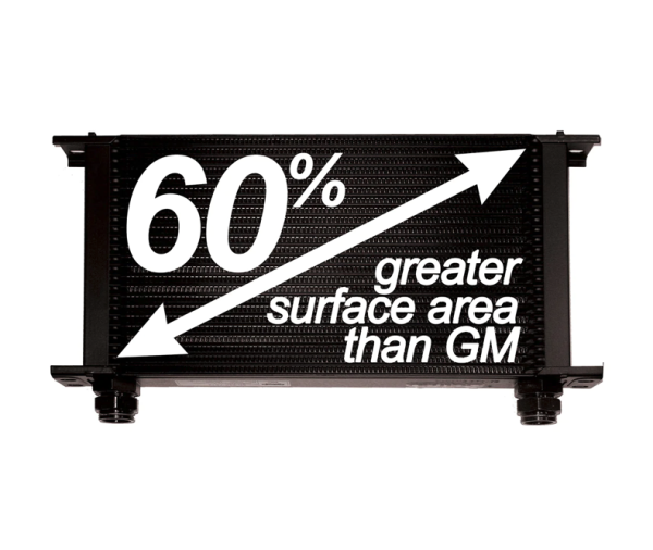 Calibrated Power - 2003-2005 GM 6.6L Duramax Performance Transmission Cooler (Purple Clips)