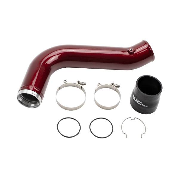 Wehrli Custom Fabrication - 2017-2019 L5P Duramax 3.5" Passenger (Cold) Side Intercooler Pipe Kit