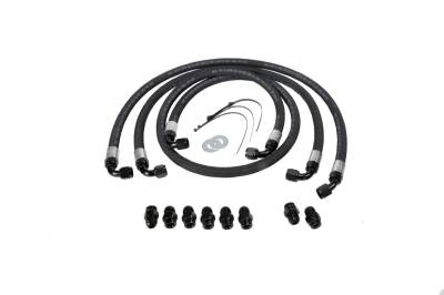 Fleece Performance - 2006-2010 LBZ/LMM Duramax Fleece Replacement Transmission Cooler Line Set - Image 1