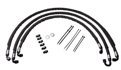 Fleece Performance - 2011-2014 LML Duramax Fleece Replacement Transmission Cooler Line Set - Image 1