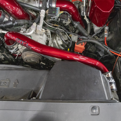 Wehrli Custom Fabrication - 2001-2005 LB7/LLY Duramax Top Outlet Billet Thermostat Housing and Upper Coolant Pipe Kit - Image 6