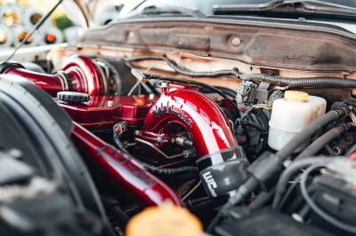 Wehrli Custom Fabrication - 2003-2007 5.9L Cummins 3.5" High Flow Intake Horn & Intercooler Pipe Kit - Image 3