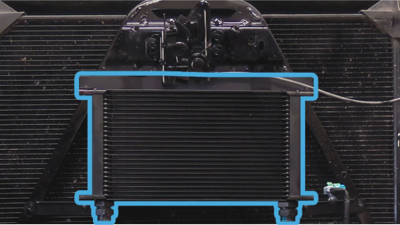 Calibrated Power - 2001-2003 GM 6.6L Duramax Performance Transmission Cooler (Orange Clips) - Image 2