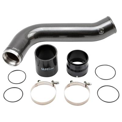 Wehrli Custom Fabrication - 2020-2025 L5P Duramax 3.5" Passenger (Cold) Side Intercooler Pipe Kit - Image 2