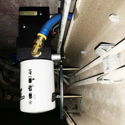 Wehrli Custom Fabrication - FASS Fuel System Relocation Bracket for 2001-2010 Crew Cab Duramax - Image 2