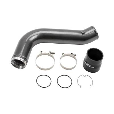 Wehrli Custom Fabrication - 2017-2019 L5P Duramax 3.5" Passenger (Cold) Side Intercooler Pipe Kit - Image 2