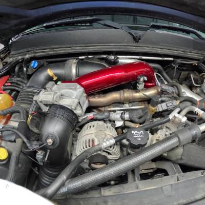 Wehrli Custom Fabrication - 2011-2016 LML Duramax Passenger Side Upper Crossover Intercooler Pipe Kit - Image 7