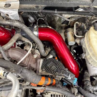 Wehrli Custom Fabrication - 2011-2016 LML Duramax Driver (Hot) Side 3" Intercooler Pipe - Image 3