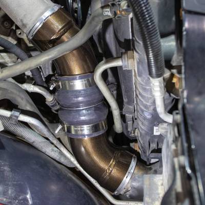 Wehrli Custom Fabrication - 2006-2010 LBZ/LMM Duramax 3.5" Passenger (Cold) Side Intercooler Pipe Kit - Image 3