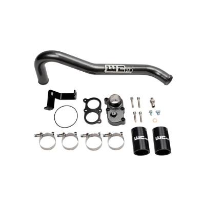 Wehrli Custom Fabrication - 2006-2010 LBZ/LMM Duramax Top Outlet Billet Thermostat Housing and Upper Coolant Pipe Kit - Image 2