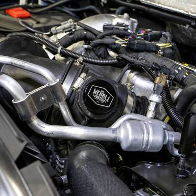 Wehrli Custom Fabrication - 2017-2025 L5P Duramax Billet Black Anodized Turbo Resonator Plug - Image 2