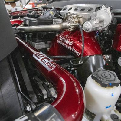 Wehrli Custom Fabrication - 2019-2024 6.7L Cummins Standard Output (SO) Upper Coolant Pipe - Image 6