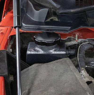 Wehrli Custom Fabrication - 2010-2012 6.7L Cummins OEM Placement Coolant Tank Kit  - Image 13