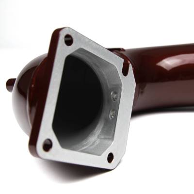 Wehrli Custom Fabrication - 1998.5-2002 5.9L Cummins 3.5" High Flow Intake Horn & Intercooler Pipe Kit - Image 6