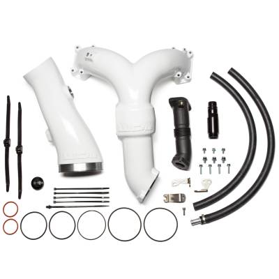 Wehrli Custom Fabrication - 2020-2026 6.7L Powerstroke Y-Bridge Kit with Intake Horn - Image 3