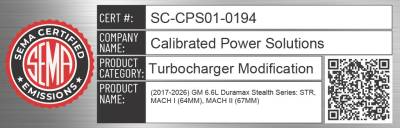 Calibrated Power - 2024-2026 L5P Duramax Stealth STR Drop In VGT Turbo - Image 11