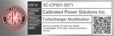 Calibrated Power - 2011-2016 LML Duramax Stealth Mach 2 67mm Drop In Turbo - Image 9