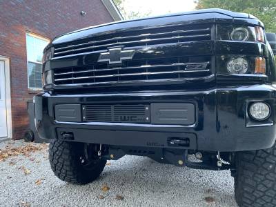 Wehrli Custom Fabrication - 2015-2019 Chevrolet Silverado 2500/3500HD Lower Valance Filler Panel with Tow Hook Cutouts - Image 4