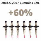 CMB L +60% Exergy Reman Injectors (set of 6)