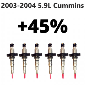 CMB E +45% Exergy Reman Injectors (set of 6)